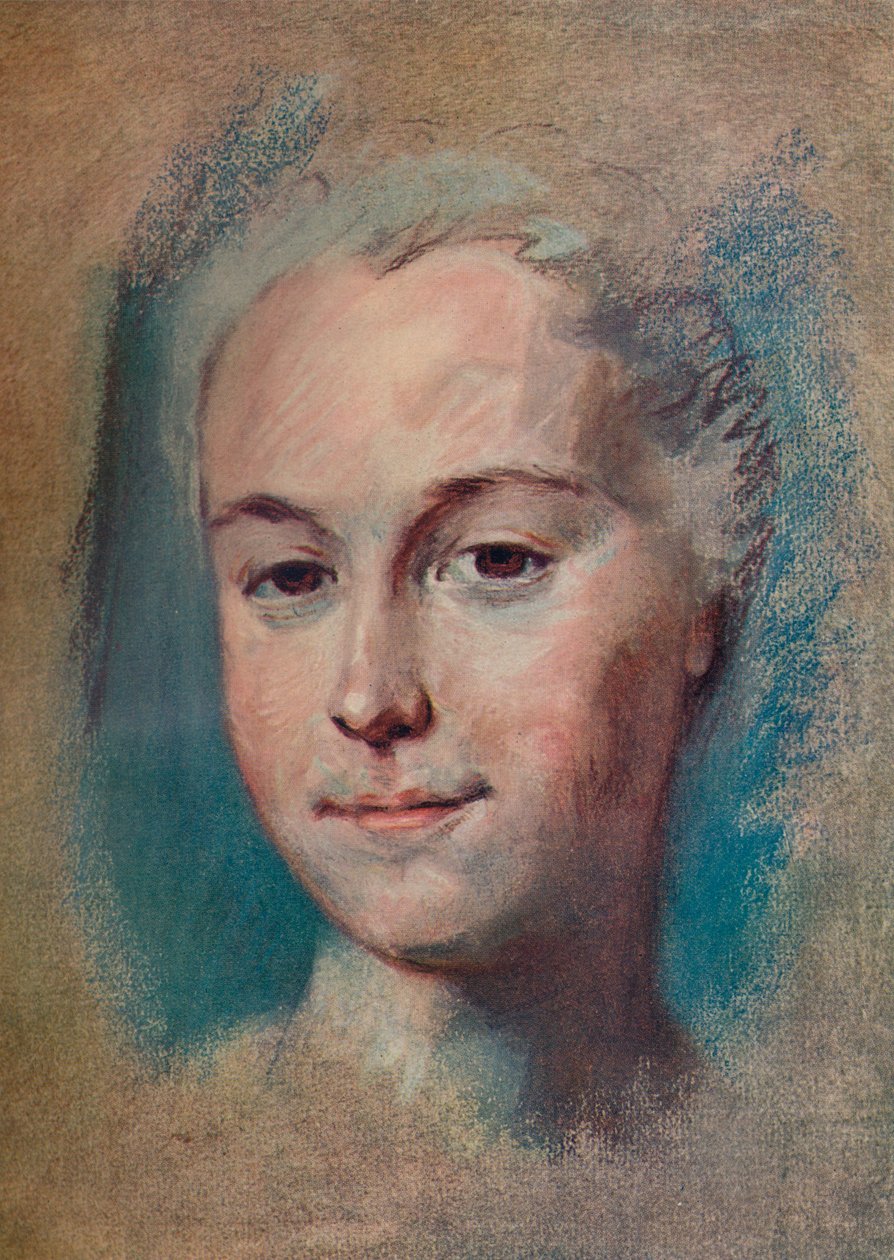 A Camargo, c1743 alkotó: Maurice Quentin de La Tour