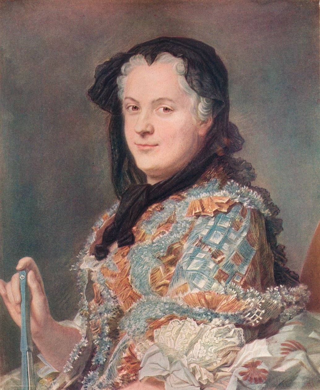 Marie Leczinska, 1748. alkotó: Maurice Quentin de La Tour