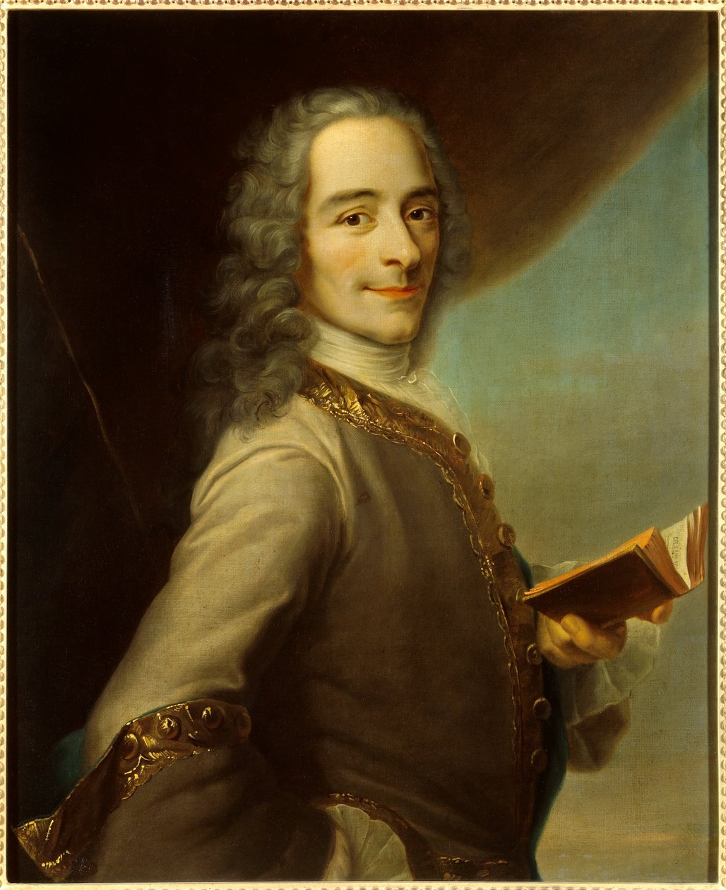 Francois Marie Arouet portréja Voltaire-ben alkotó: Maurice Quentin de La Tour