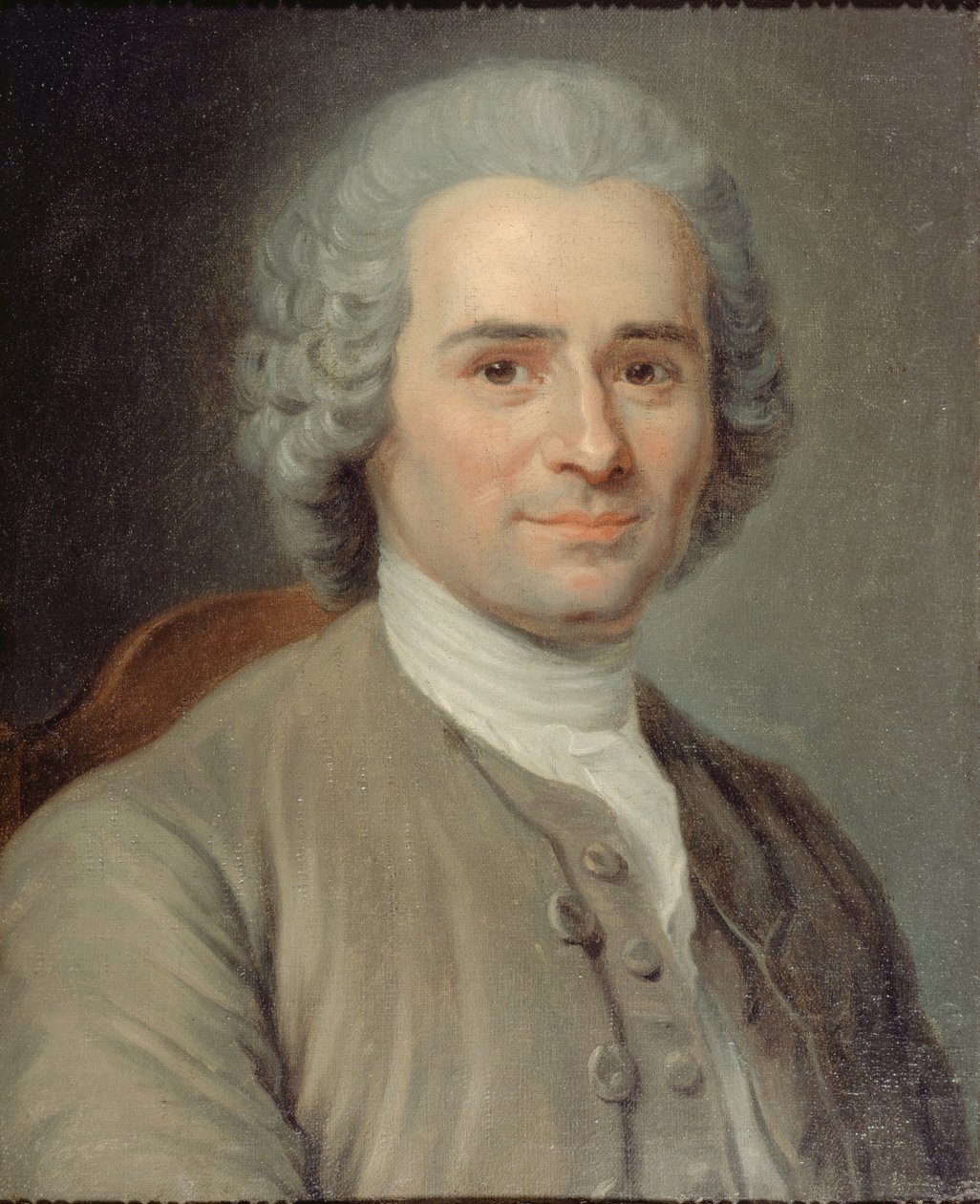 Jean-Jacques Rousseau portréja 1712-1778. alkotó: Maurice Quentin de La Tour