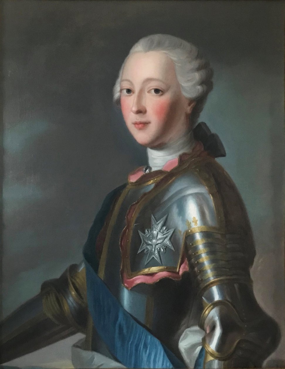 "Louis-Jean-Marie de Bourbon, Penthièvre hercegének portréja". alkotó: Maurice Quentin de La Tour