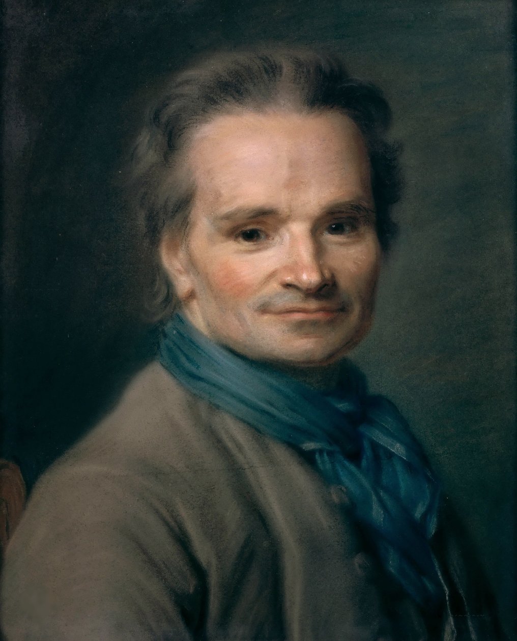 Jean-Baptiste Lemoyne szobrász portréja 1704-1778, 1763. alkotó: Maurice Quentin de La Tour