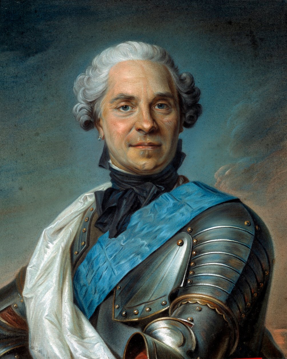 A szászországi marechál: Hermann Maurice, Szászország grófjának (1696-1750) portréja, Maurice Quentin Delatour dit Quentin De La Tour (De Latour) (1704-1788) 18. század - „” Szászország marsallja””: portré Hermann Maurice, Szászország grófja (1696-1750) alkotó: Maurice Quentin de La Tour
