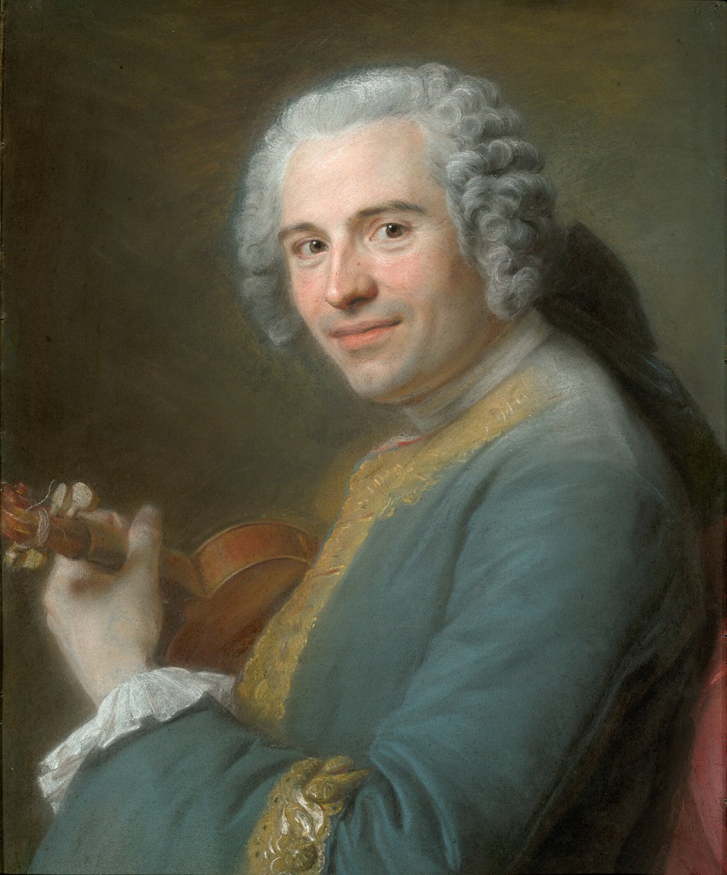 Jean-Joseph Cassanéa de Mondonville portréja alkotó: Maurice Quentin de Latour