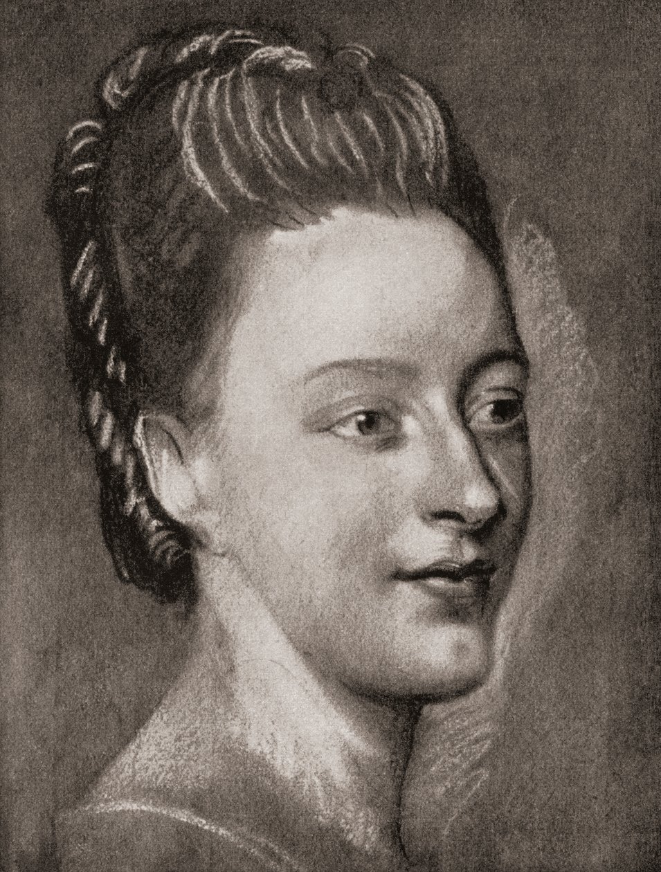 Isabelle de Charriere, a La Tourból, 1920 alkotó: Maurice Quentin de la (after) Tour