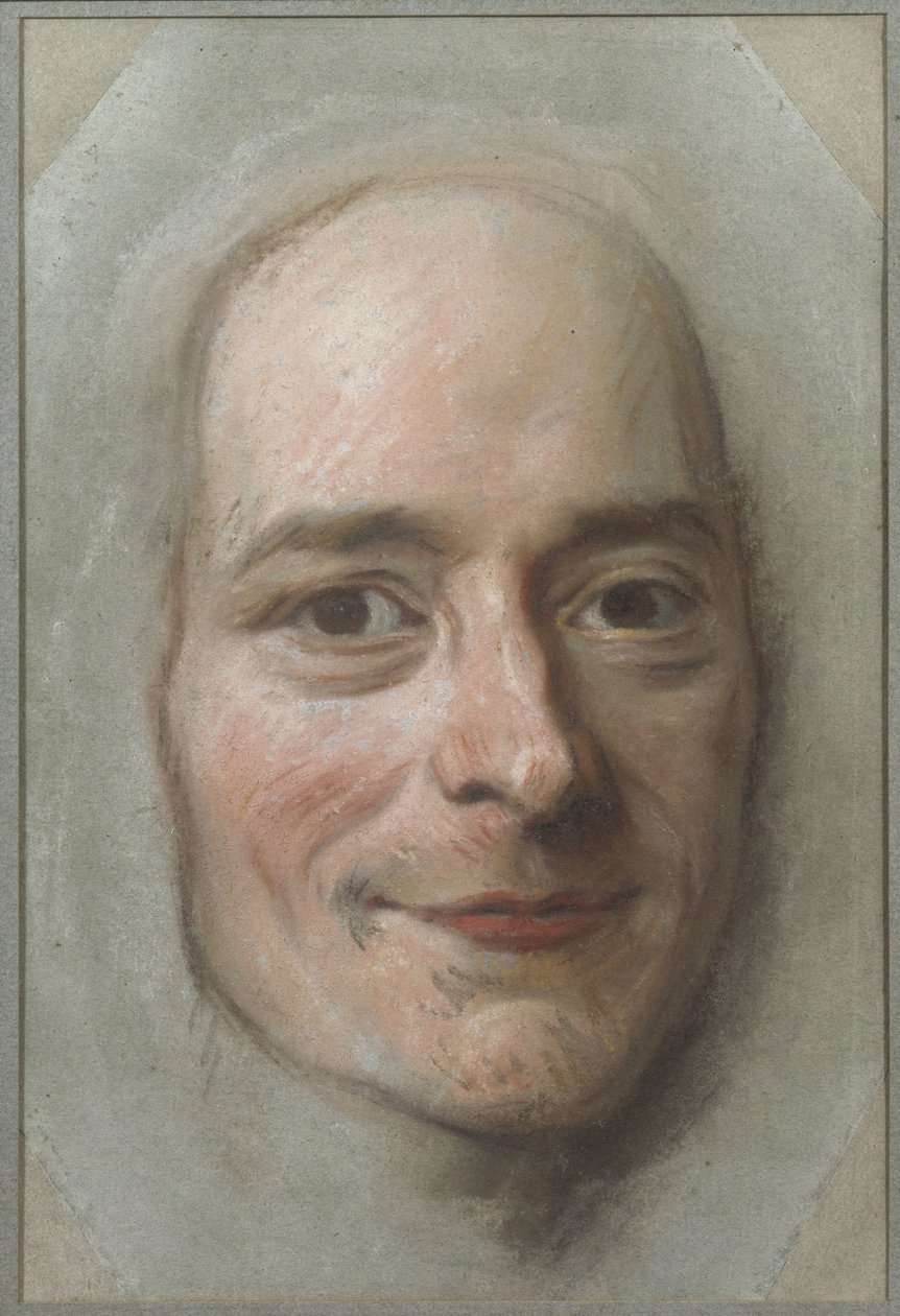 Francois Marie Arouet de Voltaire (1694-1778) portréja, La Tour, Maurice Quentin de (1704-1788). Pasztell papíron. Mérete: 26,5x18 cm. Nemzeti Múzeum Stockholm alkotó: Maurice Quentin de La Tour