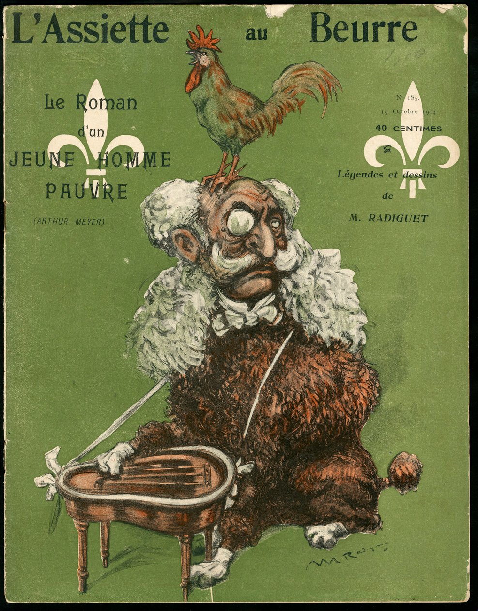 „L’Assiette au Beurre”, 185. szám, színes szatirikus borító alkotó: Maurice Radiguet