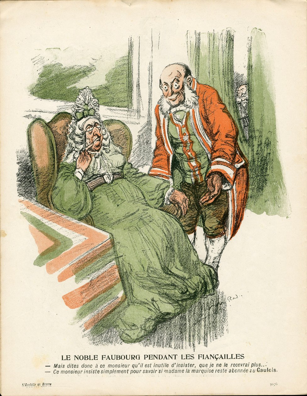 A vajtányér, 185. szám, szatirikus színű alkotó: Maurice Radiguet