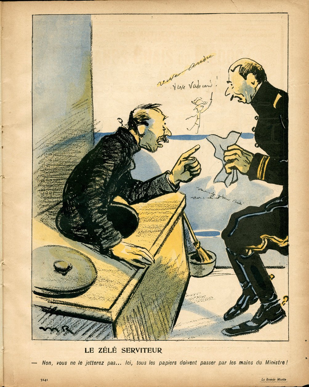 A vajtányér, 188-as, szatirikus színű alkotó: Maurice Radiguet