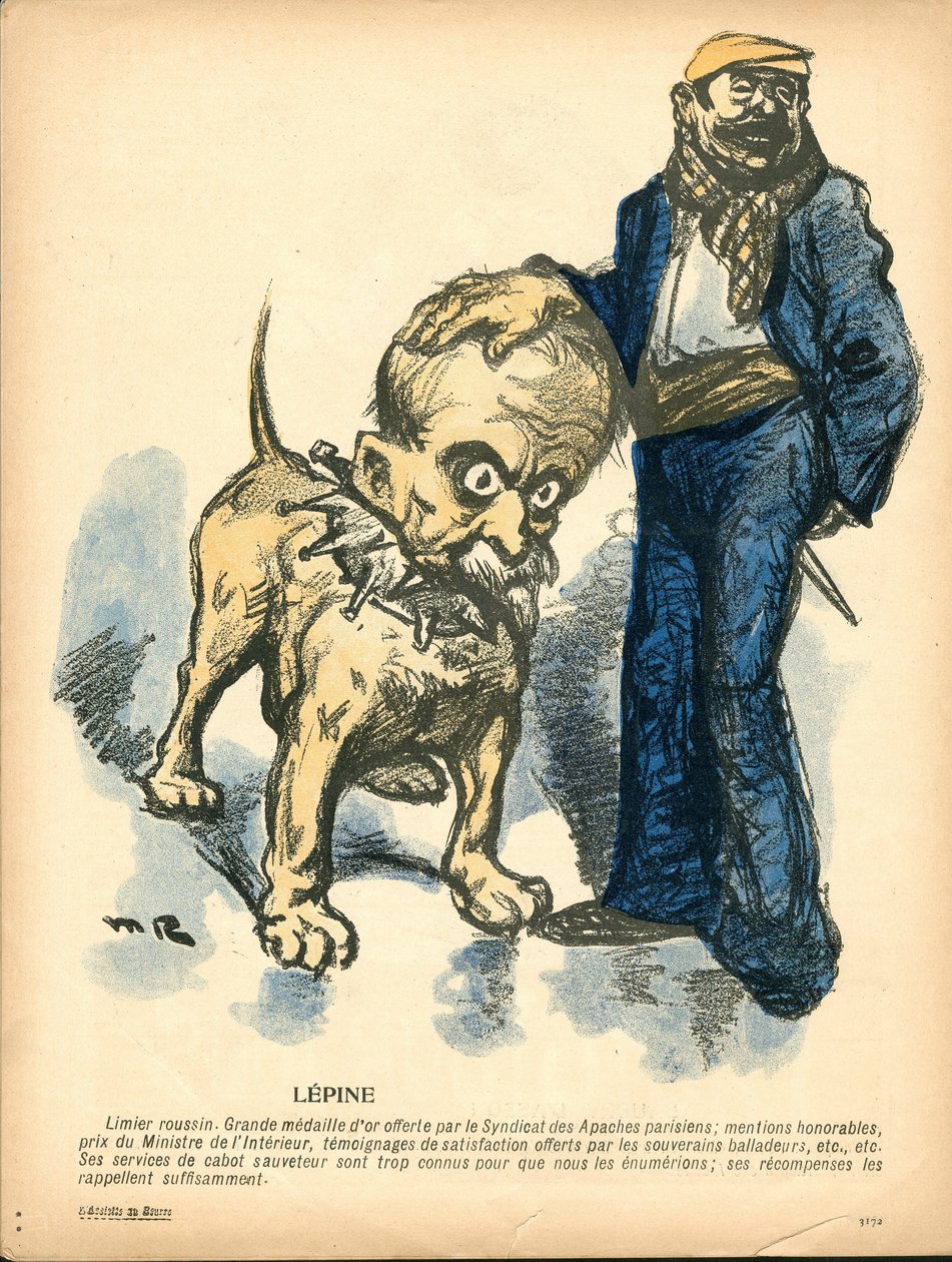 A vajtányér, 191. szám, szatirikus színben alkotó: Maurice Radiguet