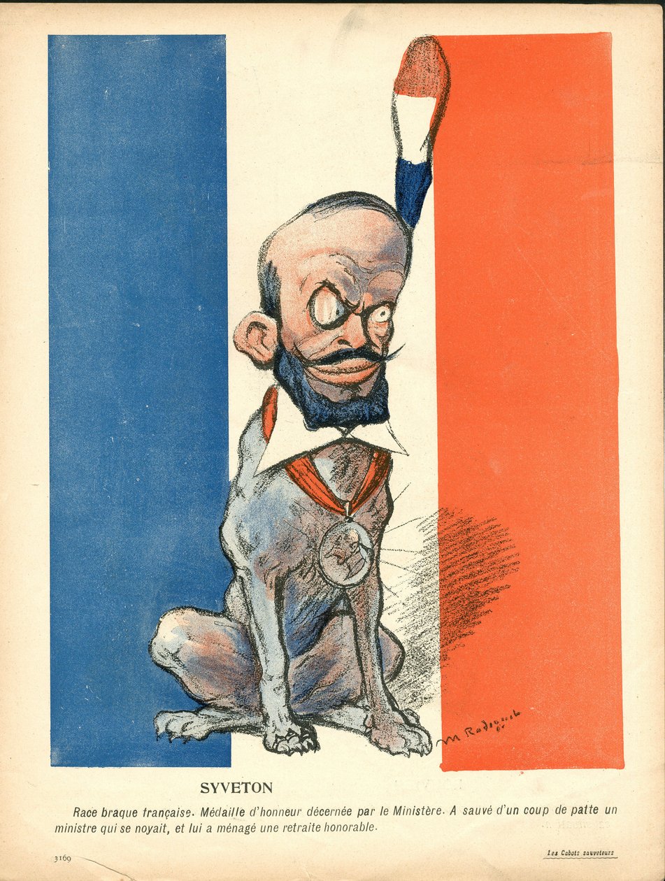 A vajtányér, 191. szám, szatirikus színben alkotó: Maurice Radiguet