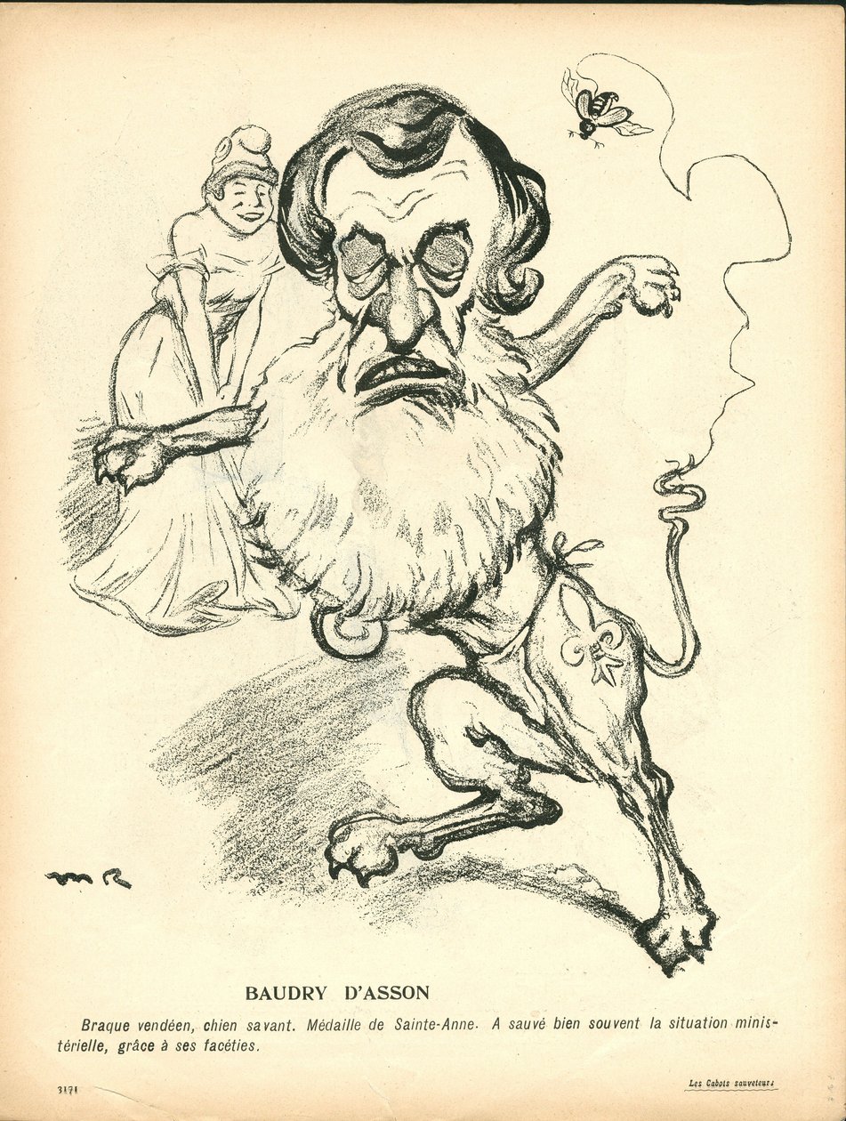 A vajtányér, 191. szám, szatirikus színben alkotó: Maurice Radiguet
