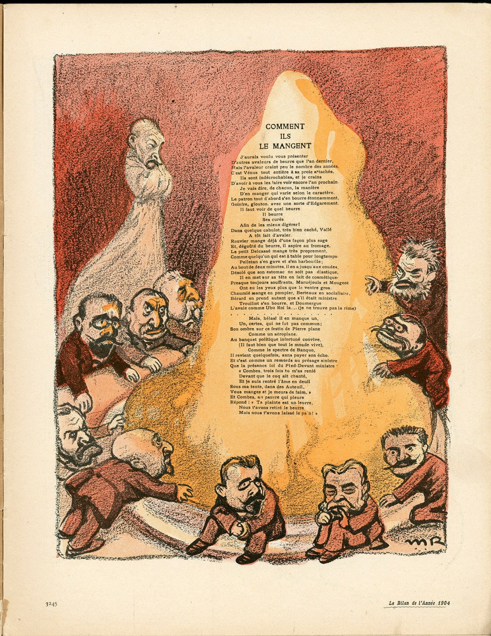 The Butter Plate, 195. szám, Szatirikus színekben alkotó: Maurice Radiguet