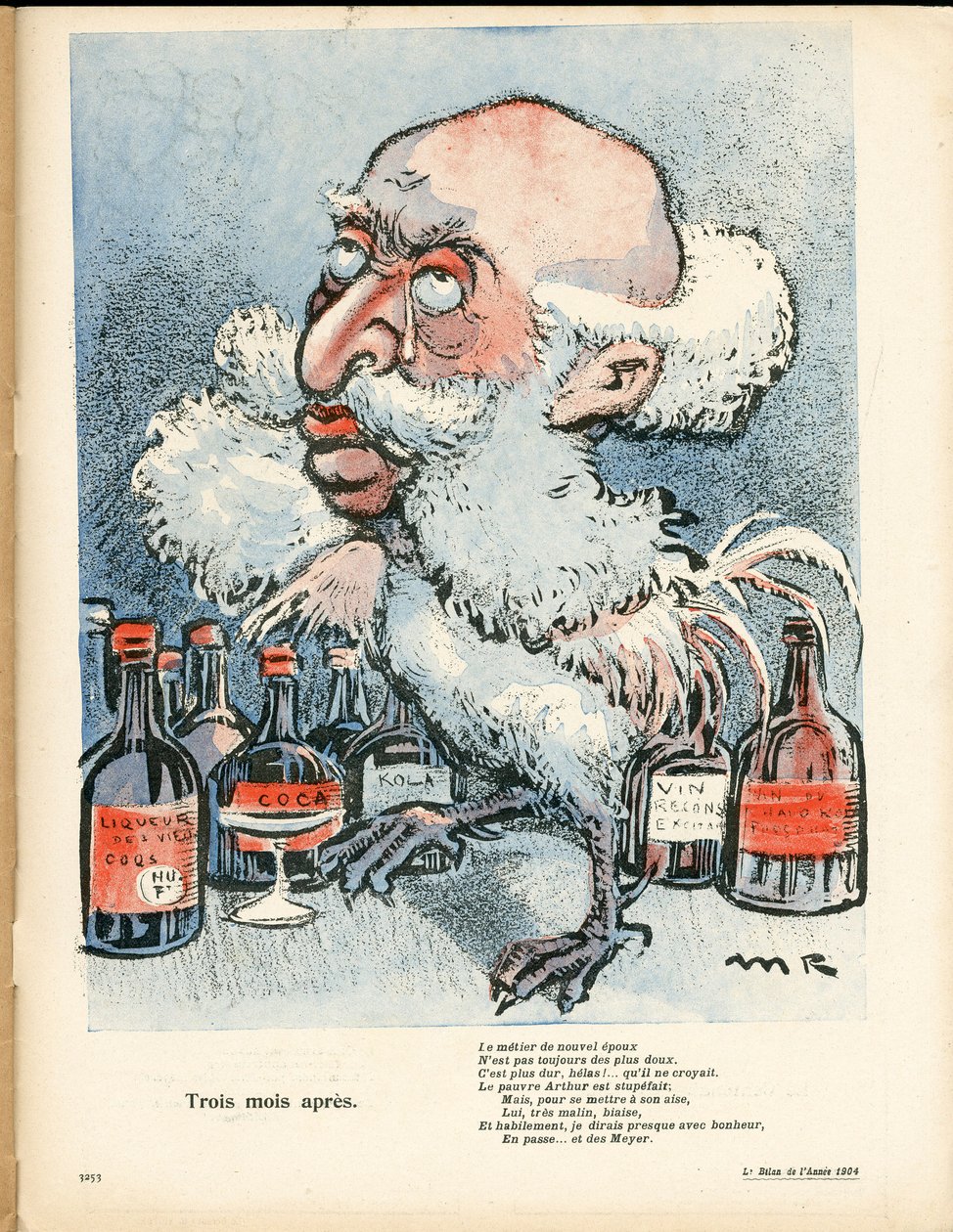 A vajtányér, 195. szám, szatirikus színben alkotó: Maurice Radiguet