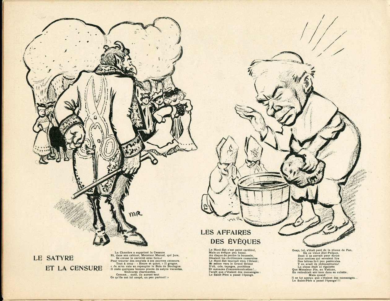 A vajtányér, 195. szám, szatirikus színben alkotó: Maurice Radiguet