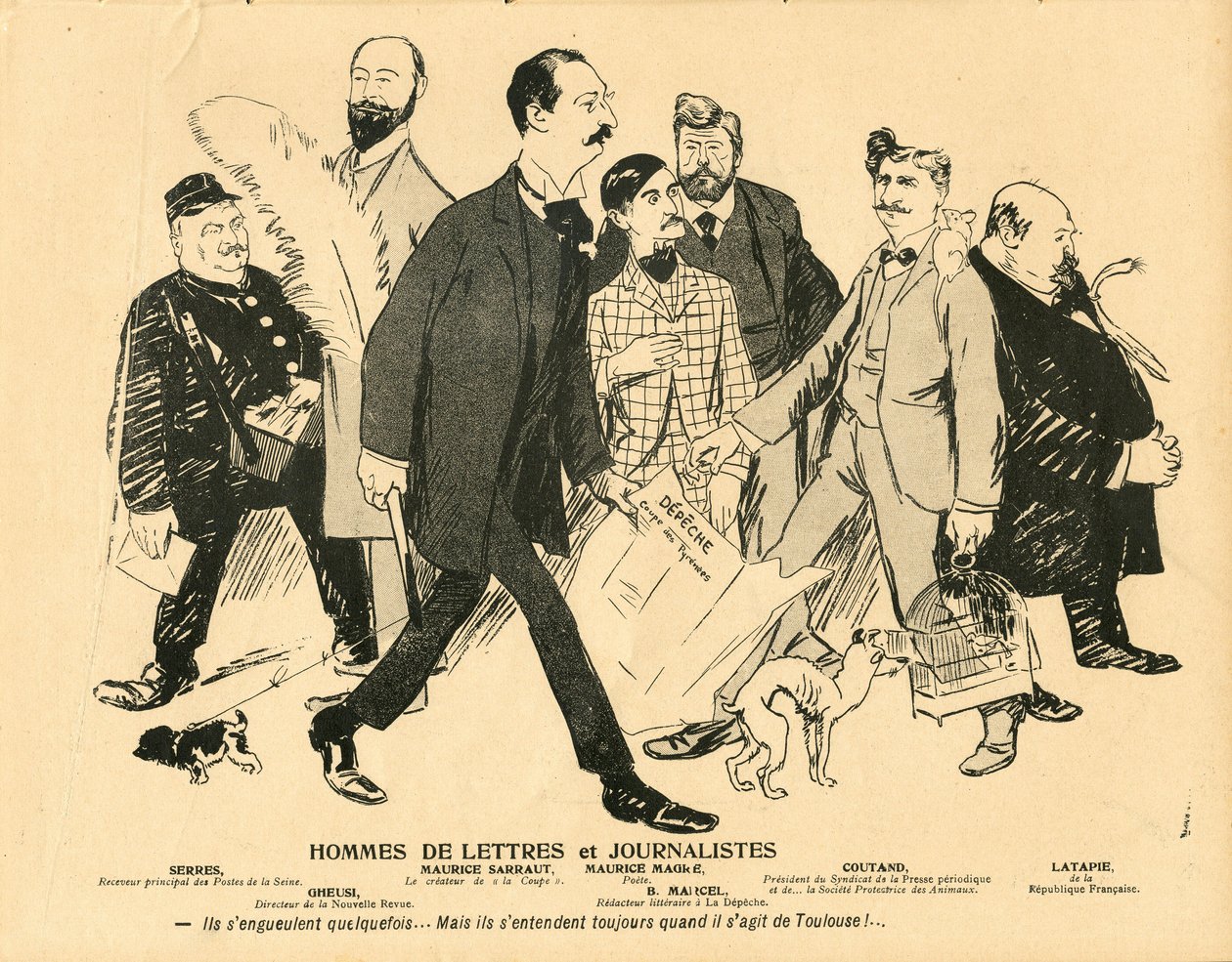 The Butter Plate, 229. szám, Szatirikus színekben alkotó: Maurice Radiguet