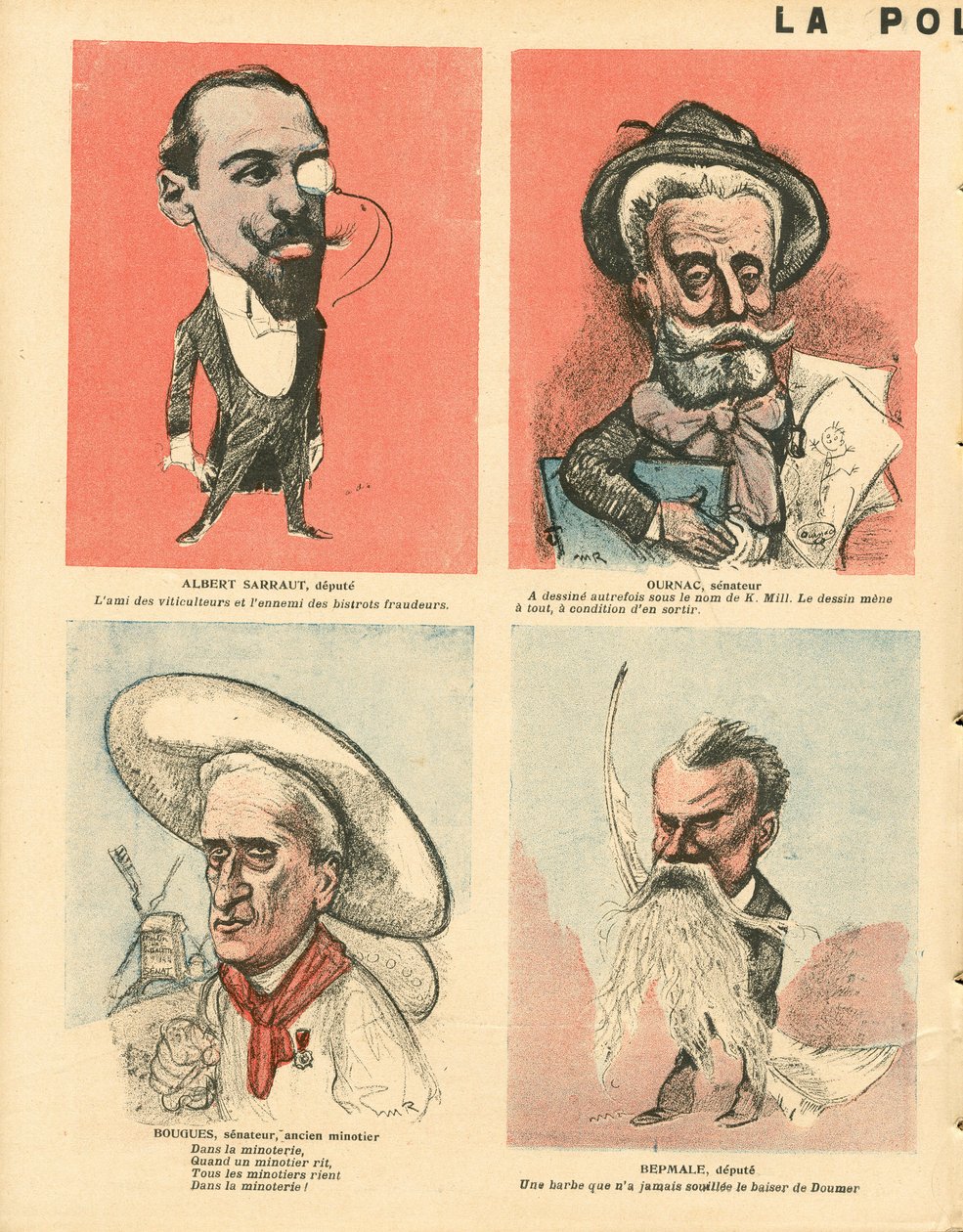 The Butter Plate, 229. szám, Szatirikus színekben alkotó: Maurice Radiguet