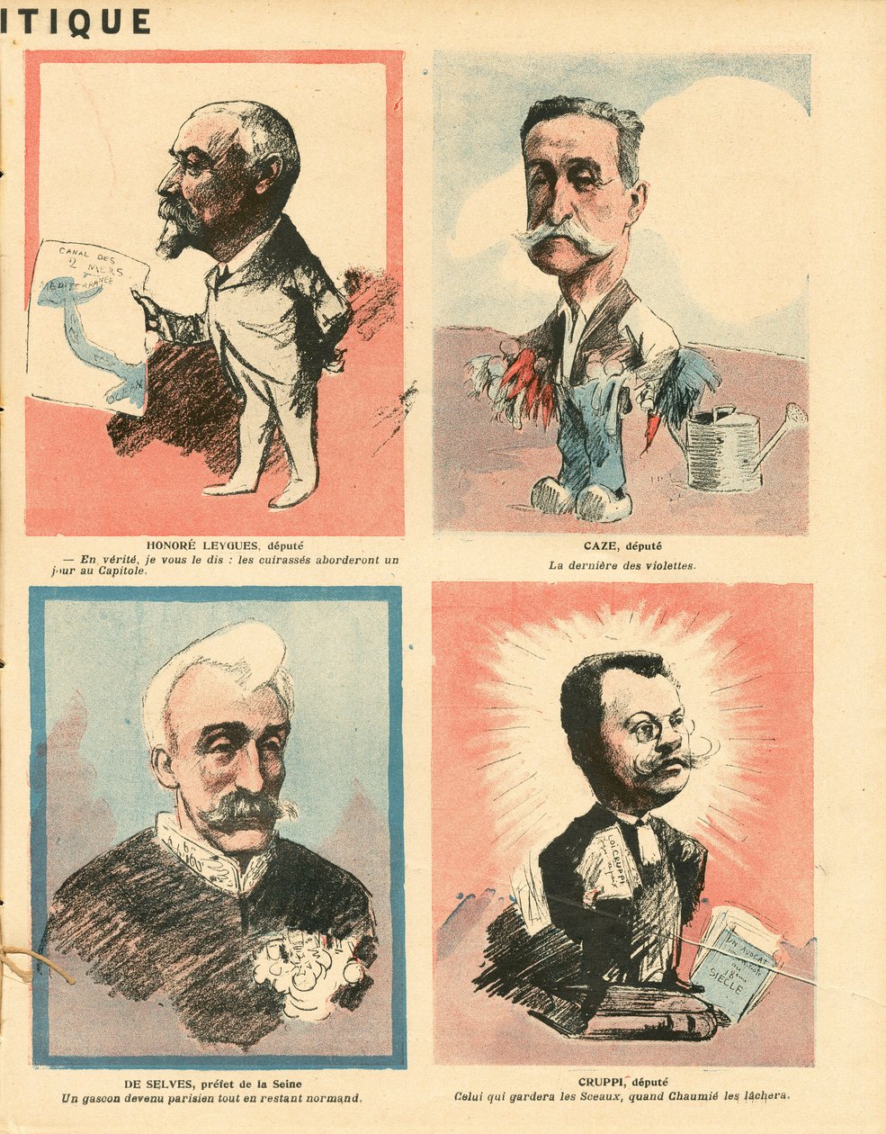 The Butter Plate, 229. szám, Szatirikus színekben alkotó: Maurice Radiguet
