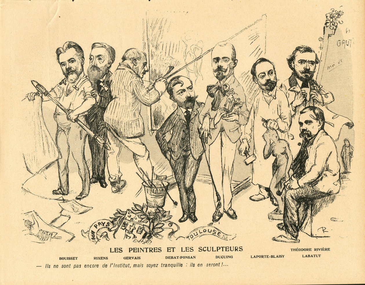 The Butter Plate, 229. szám, Szatirikus színekben alkotó: Maurice Radiguet