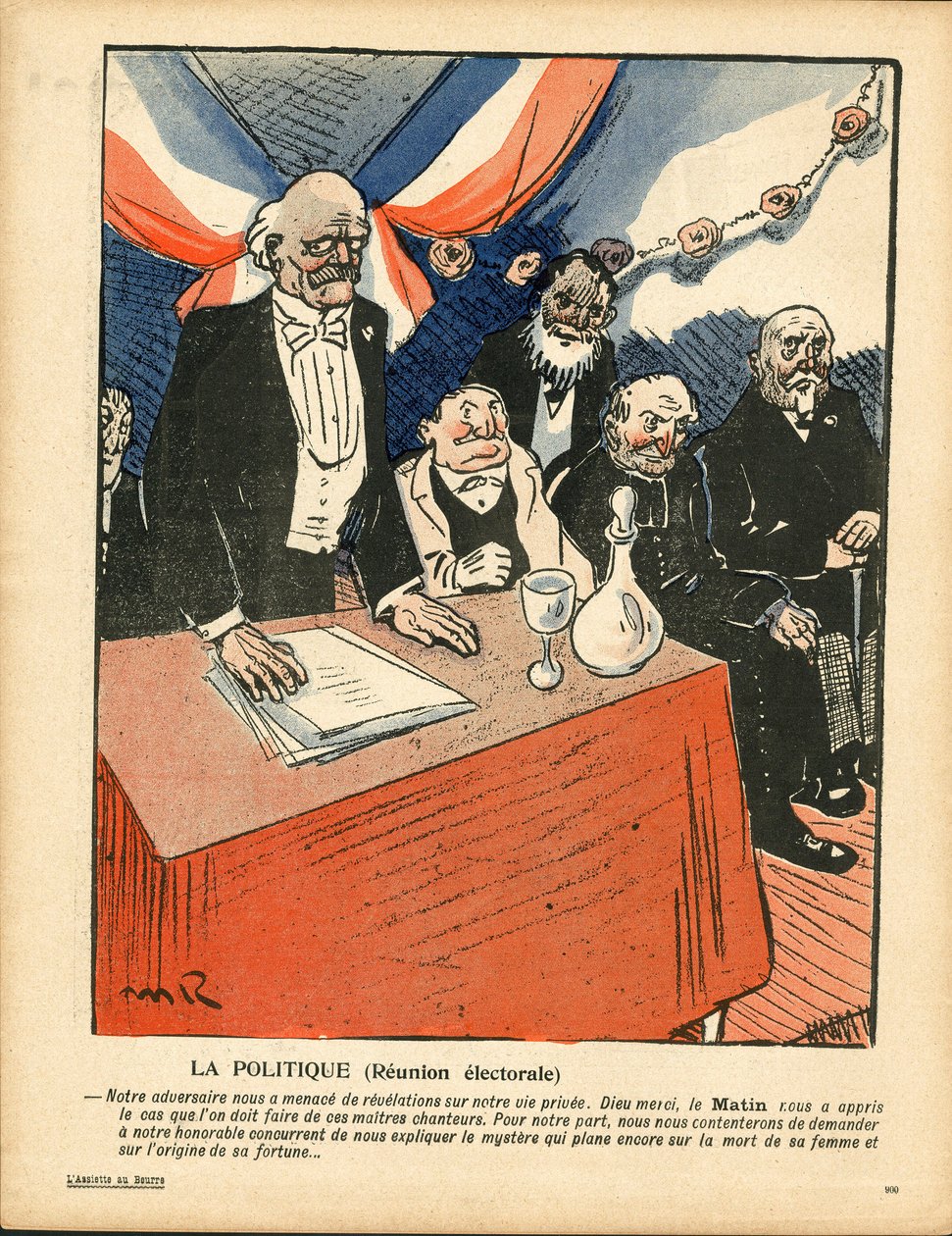 The Butter Plate, 264. szám, Szatirikus színekben alkotó: Maurice Radiguet