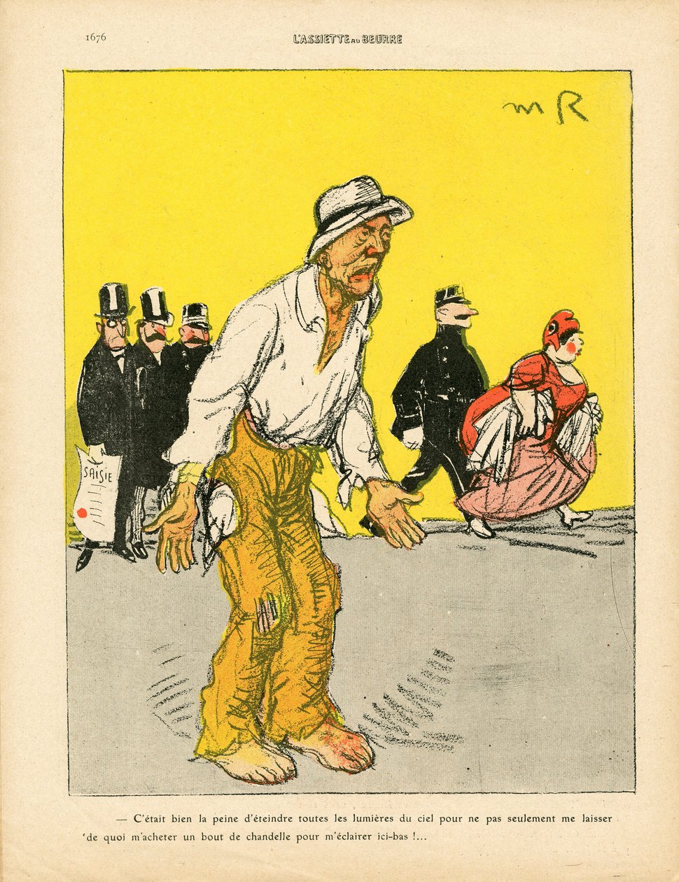 A vajtányér, 468-as, szatirikus színű alkotó: Maurice Radiguet