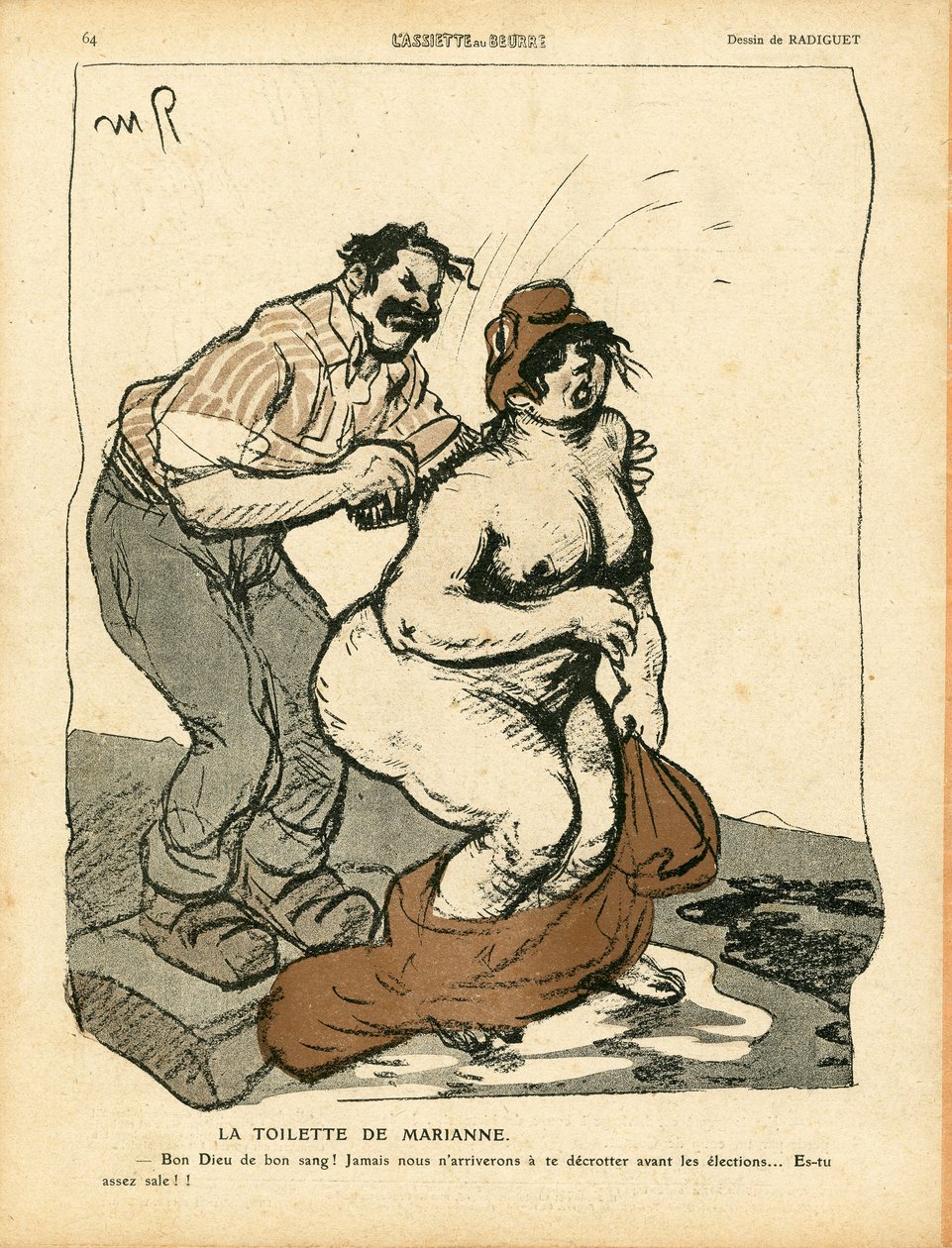 The Butter Plate, 472. szám, Szatirikus színekben alkotó: Maurice Radiguet