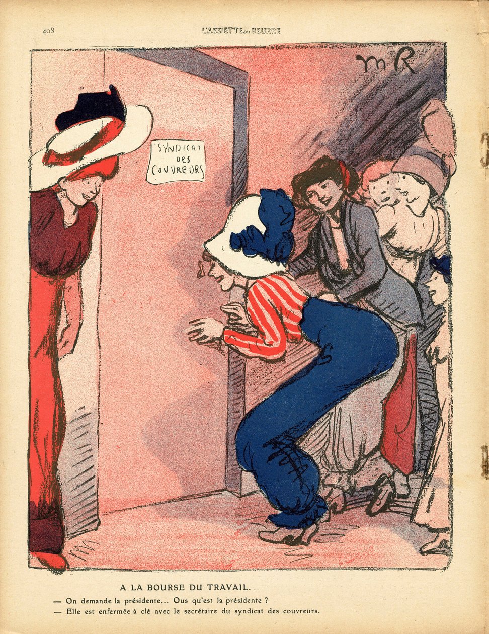 The Butter Plate, 494. szám, Szatirikus színekben alkotó: Maurice Radiguet