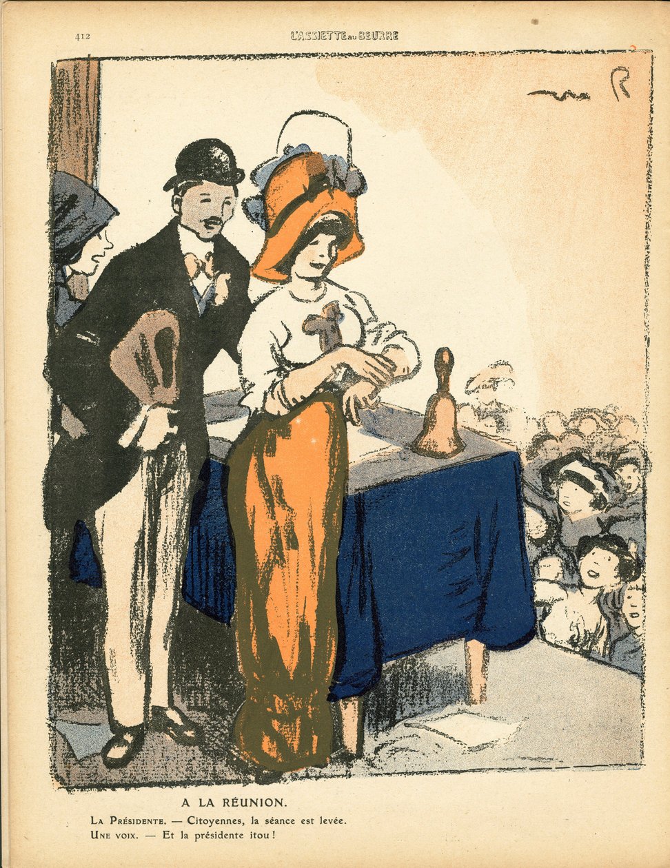 The Butter Plate, 494. szám, Szatirikus színekben alkotó: Maurice Radiguet