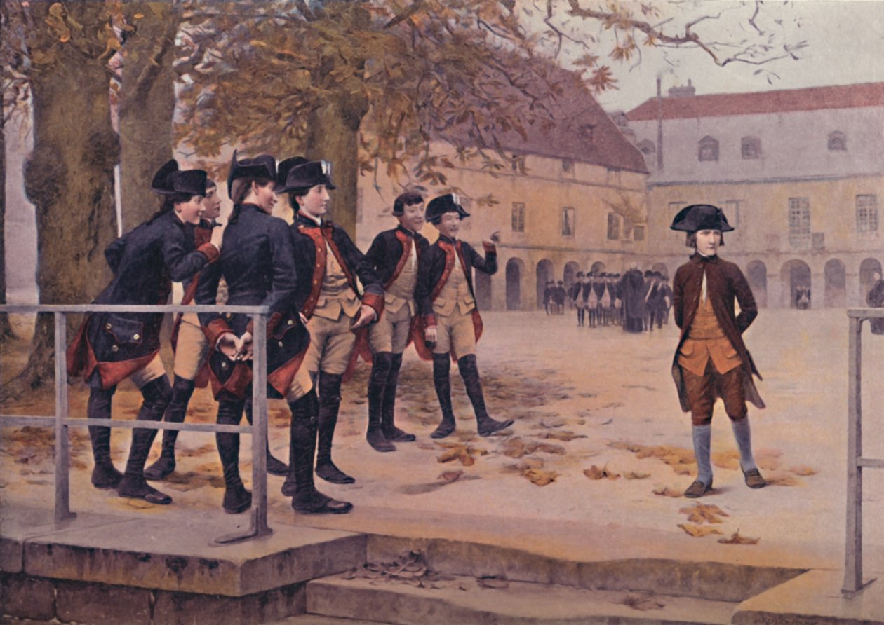 Bonaparte, Az új, A Brienne iskolájában, 1779-1784, 1896 alkotó: Maurice Realier Dumas