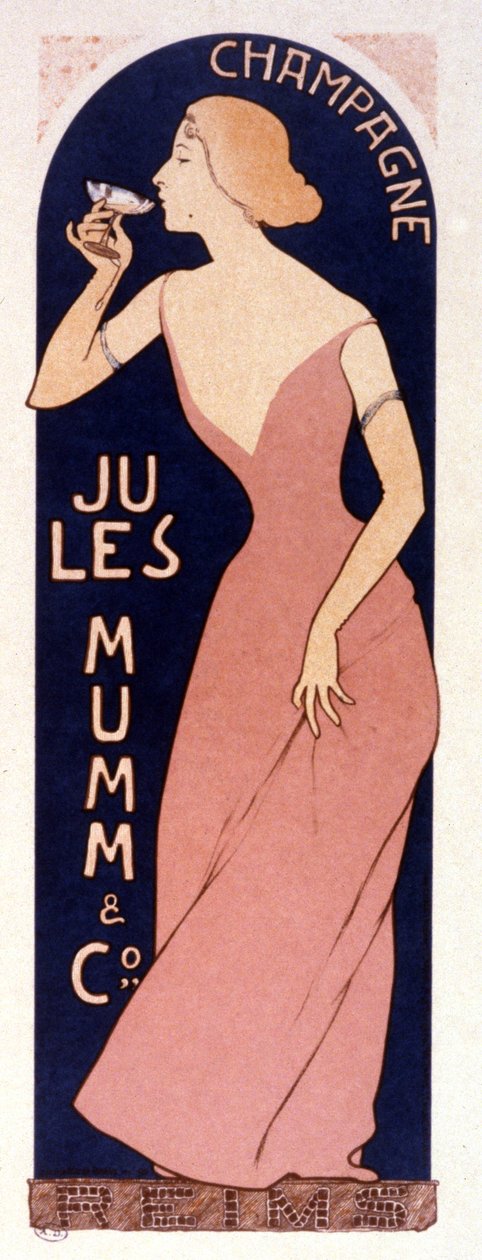 Jules Mumm pezsgő alkotó: Maurice Realier Dumas