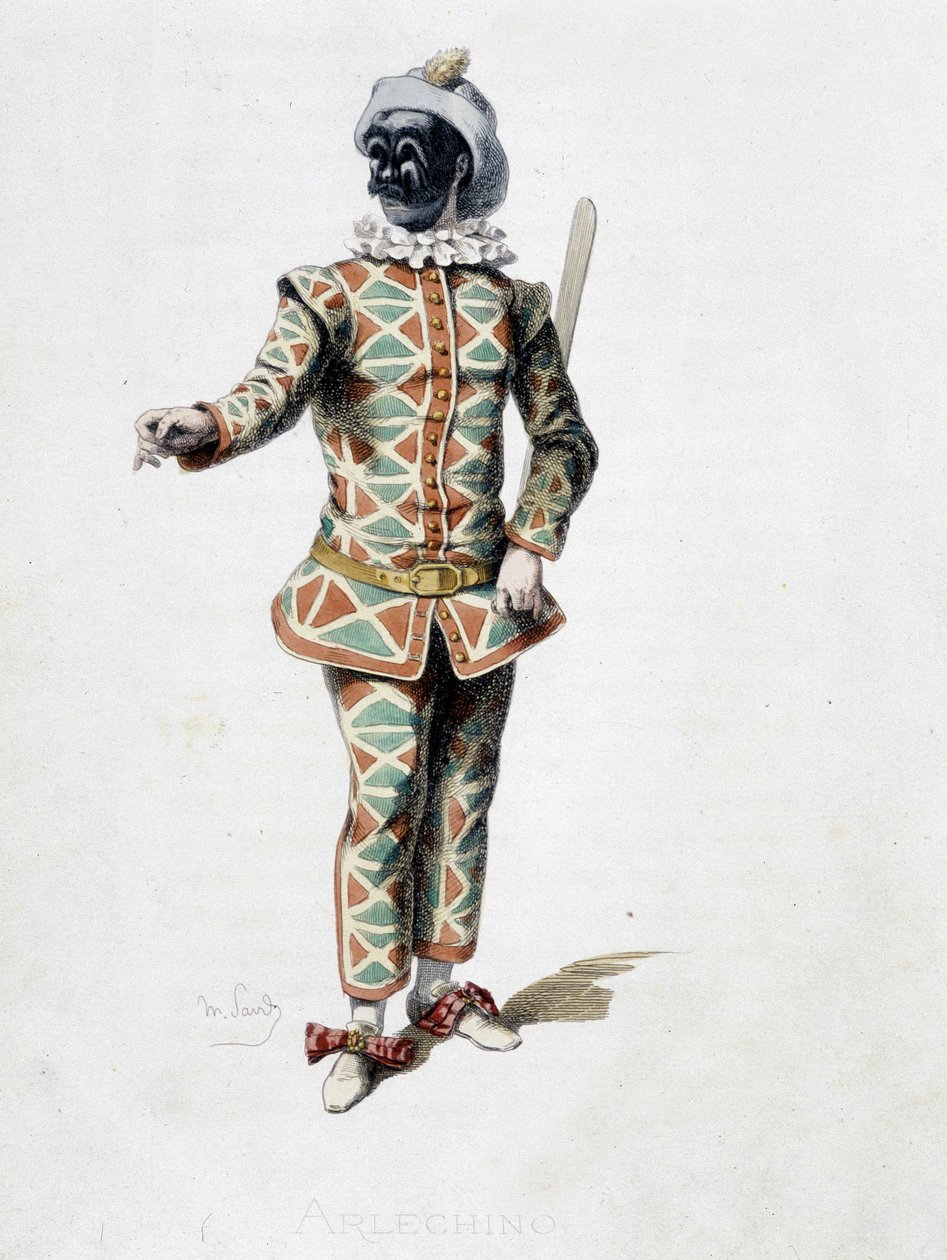Harlekin (harlekin) alkotó: Maurice Sand