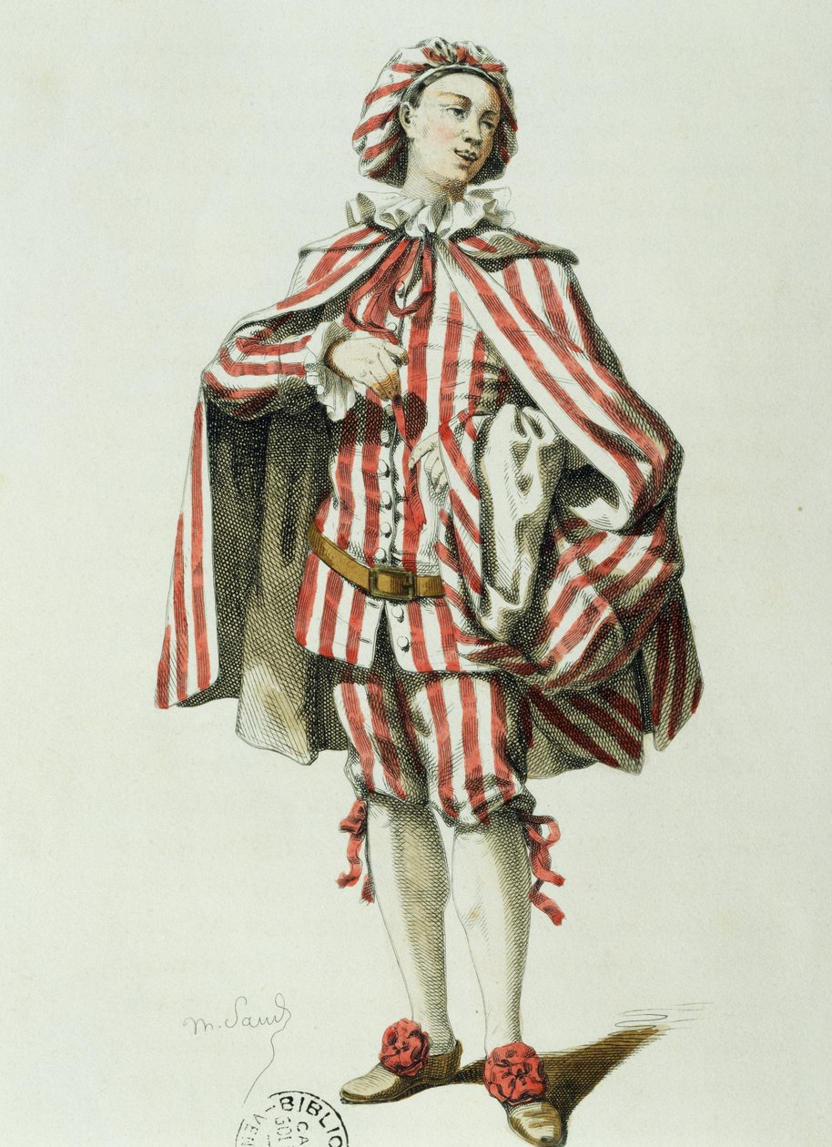 Mezzetino, Maurice Sand (1823-1889) alkotó: Maurice Sand