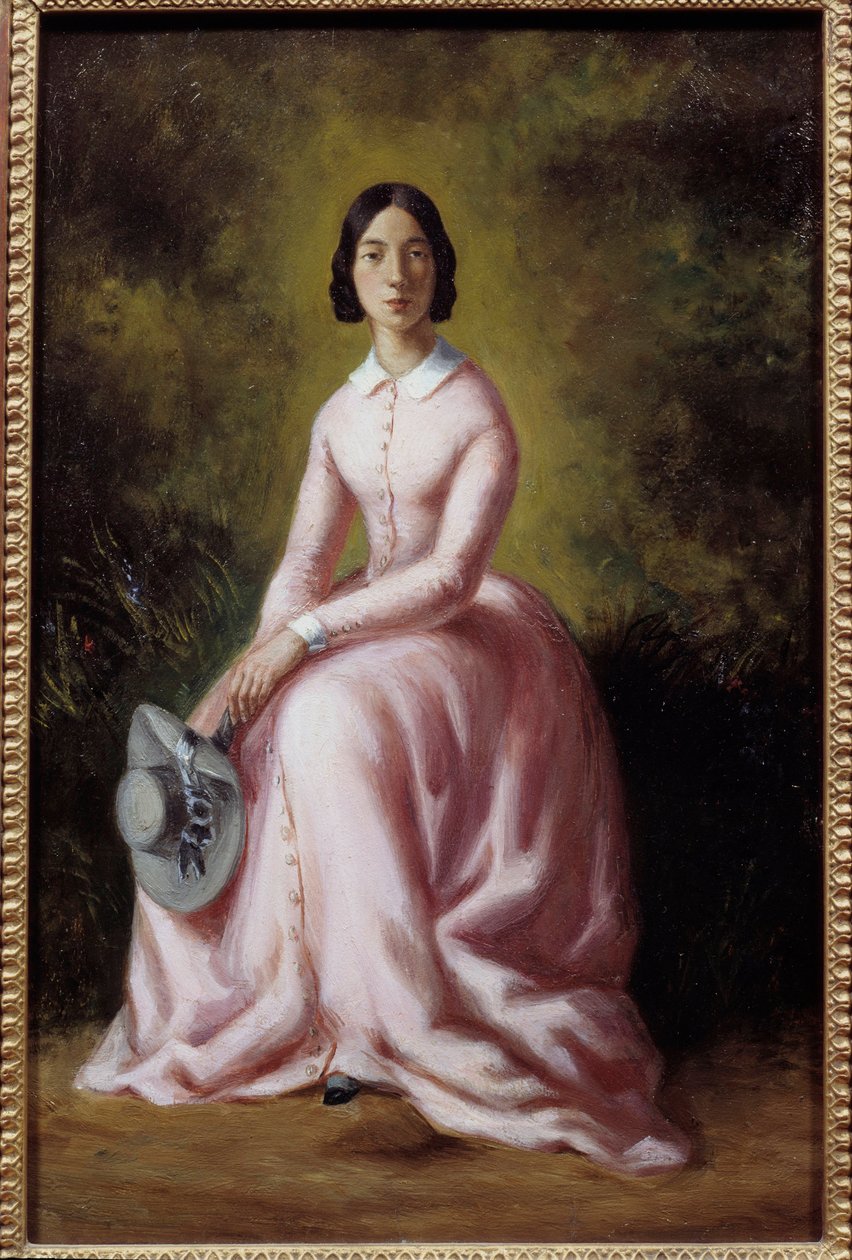 Pauline Viardot (1821-1910) énekesnő portréja Maurice Sand (1823-1889) festménye 19. századi Párizs, musee de la Vie Romantique - Pauline Viardot (1821-1910) énekesnő portréja. Maurice Sand festménye (1823-1889) alkotó: Maurice Sand