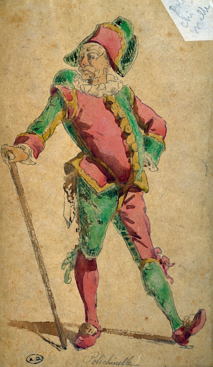 Pulcinella, Commedia dell