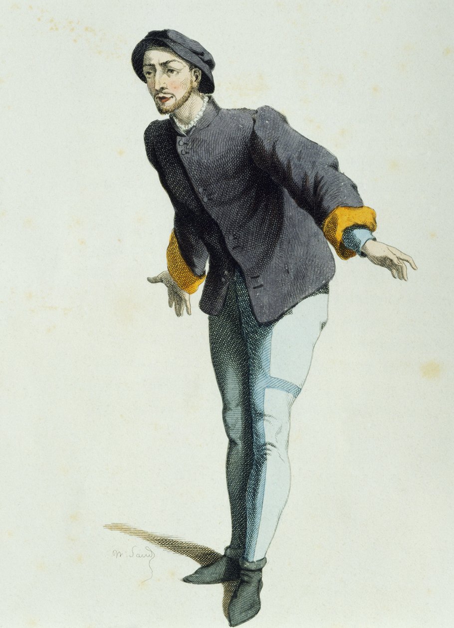 Ruzzante 1525-ben, Maurice Sand (1823-1889) által alkotó: Maurice Sand