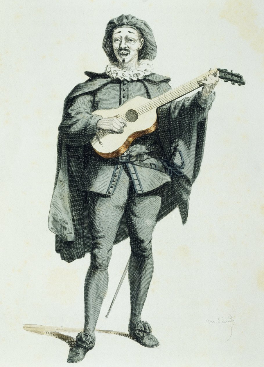 Scaramouche, Maurice Sand (1823-1889) alkotó: Maurice Sand