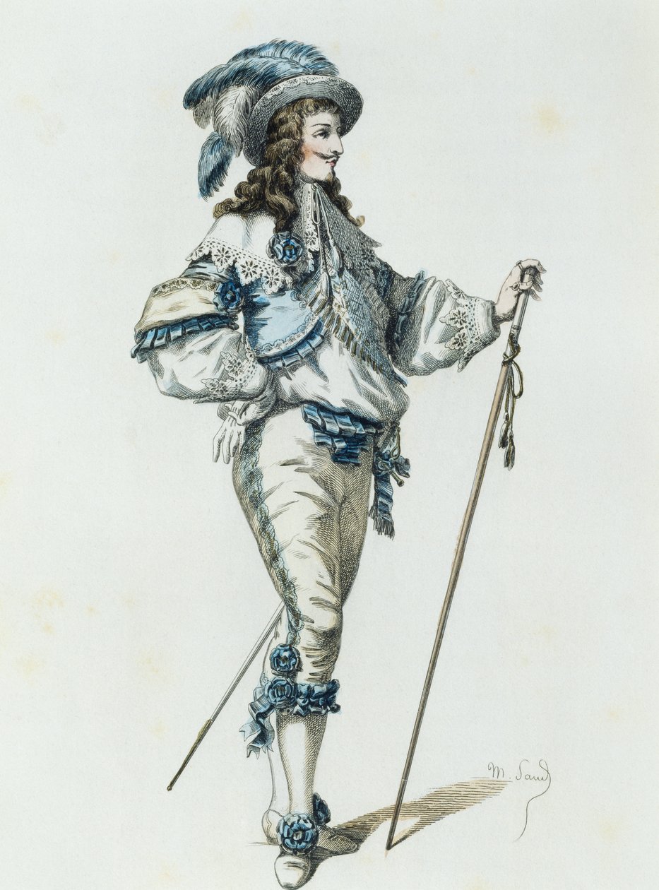 Fiatal szerető, Maurice Sand (1823-1889) alkotó: Maurice Sand