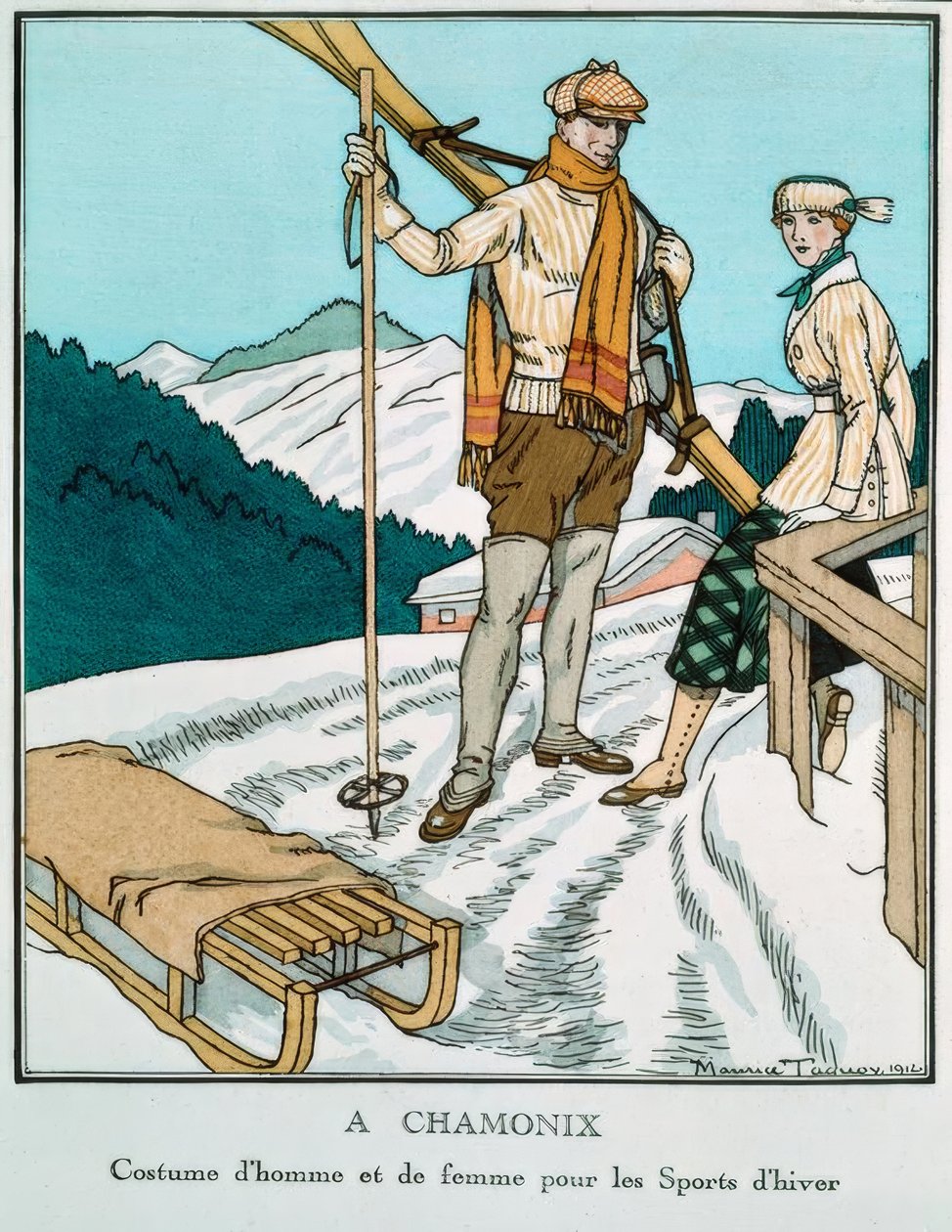 A Chaomnix / Férfi és női téli sportruházat alkotó: Maurice Taquoy