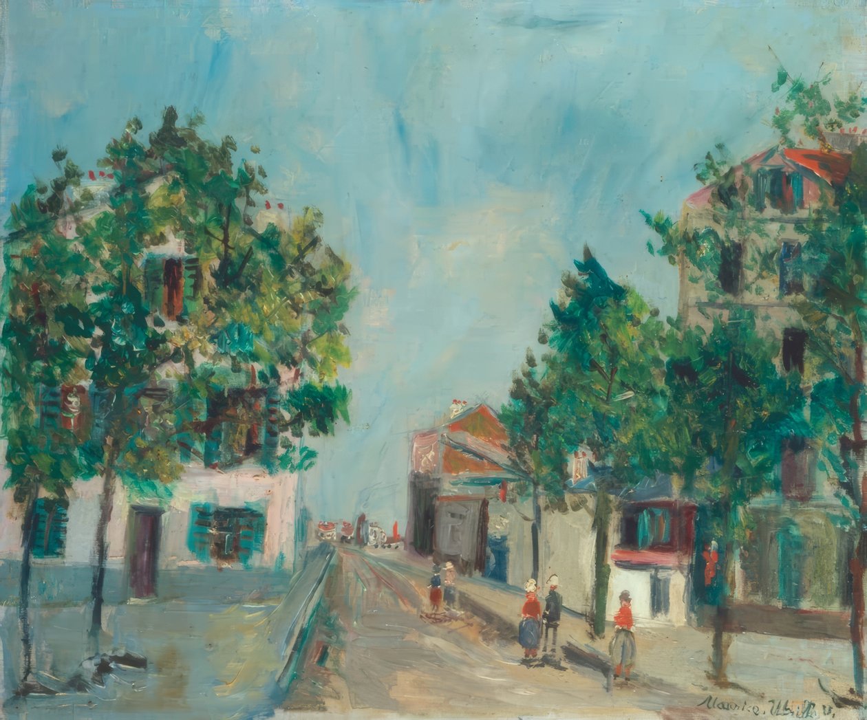Bourg-la-Reine alkotó: Maurice Utrillo