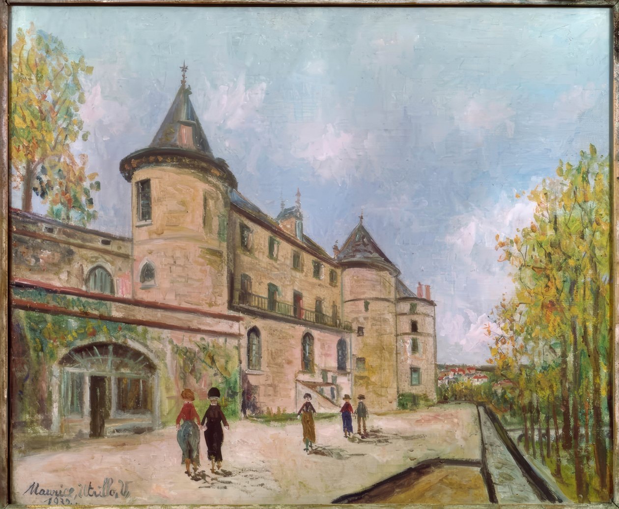 Chastellux kastély alkotó: Maurice Utrillo