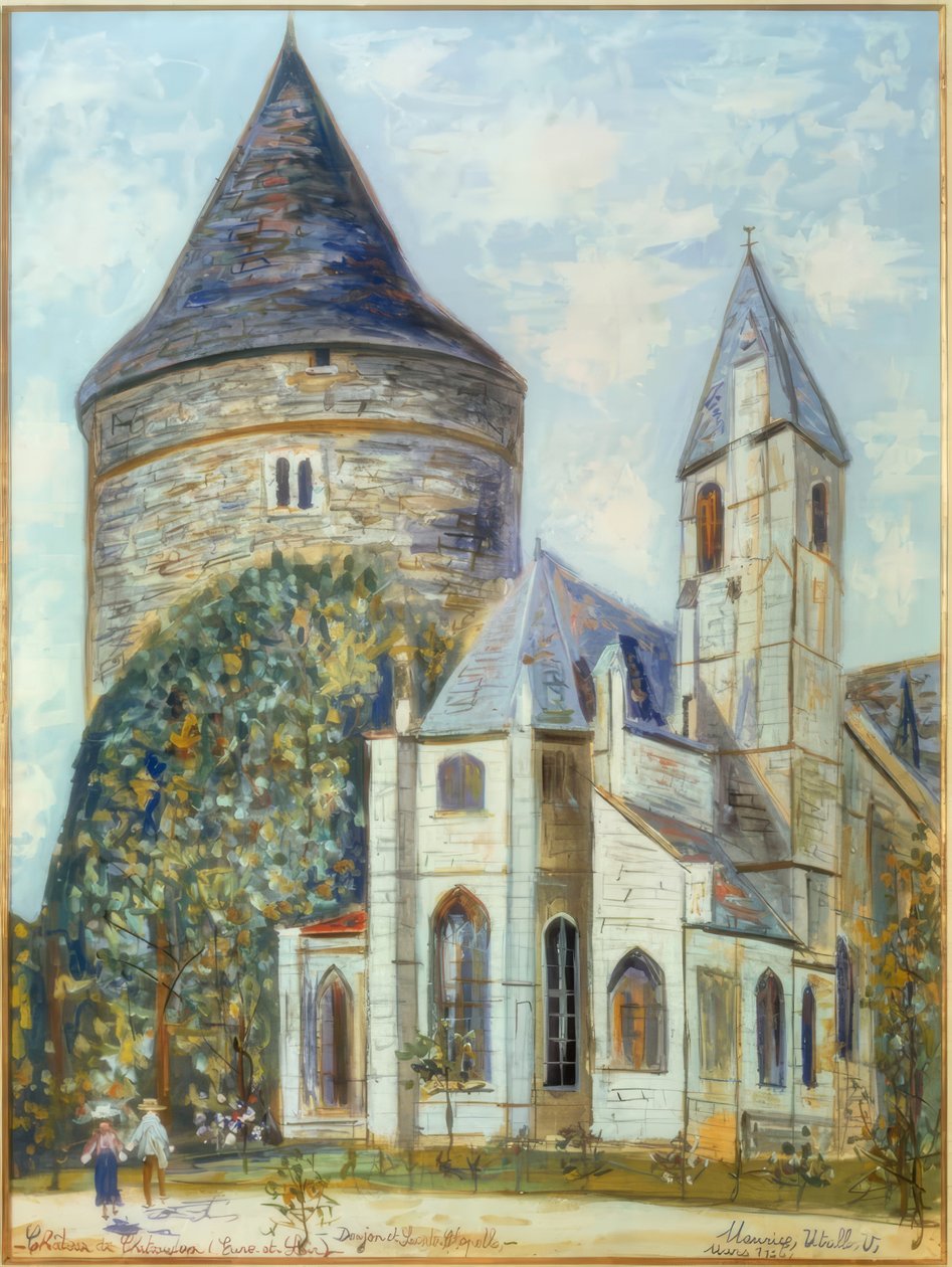 Châteaudun kastély alkotó: Maurice Utrillo