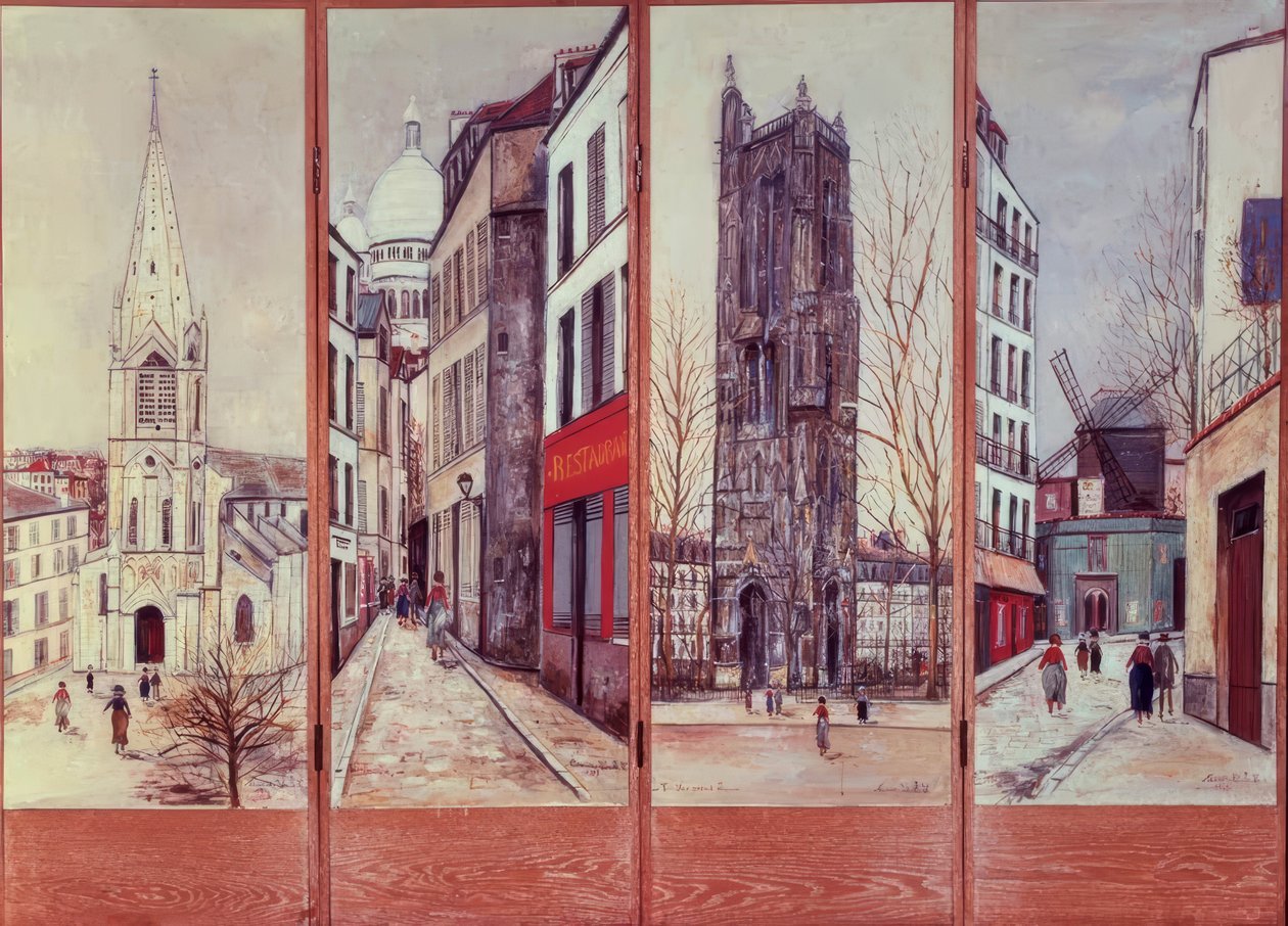 A PARAVÁN – XX. SZÁZAD alkotó: Maurice Utrillo