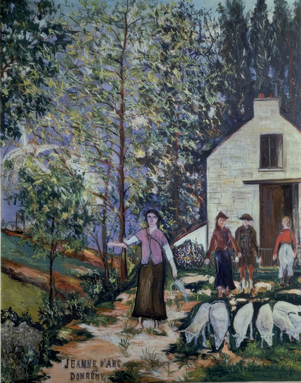 JUANA DE ARCO alkotó: Maurice Utrillo