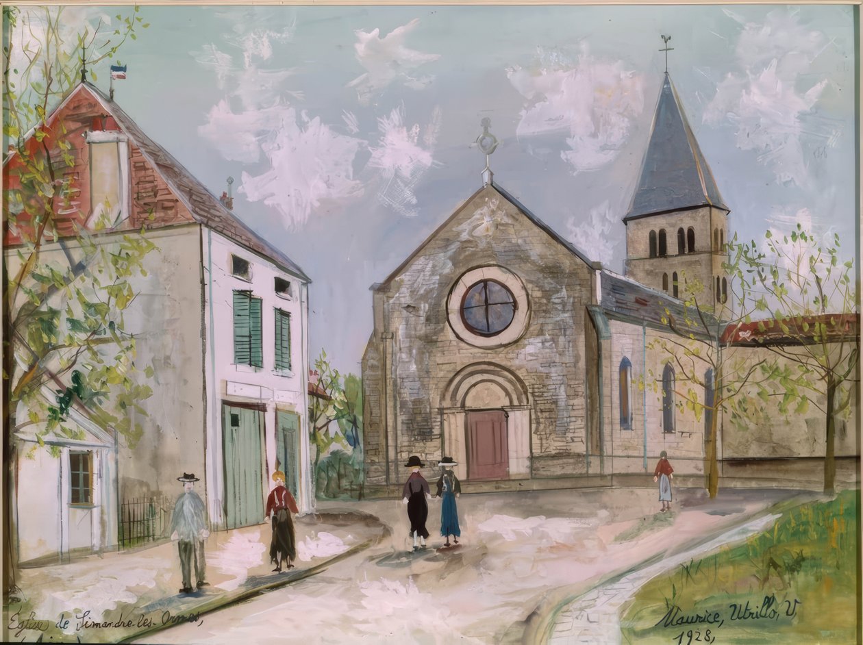 Simandre temploma alkotó: Maurice Utrillo
