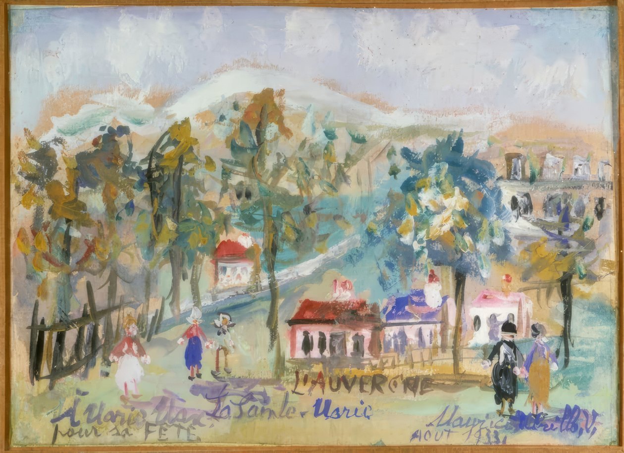 Auvergne, La Sainte-Marie alkotó: Maurice Utrillo