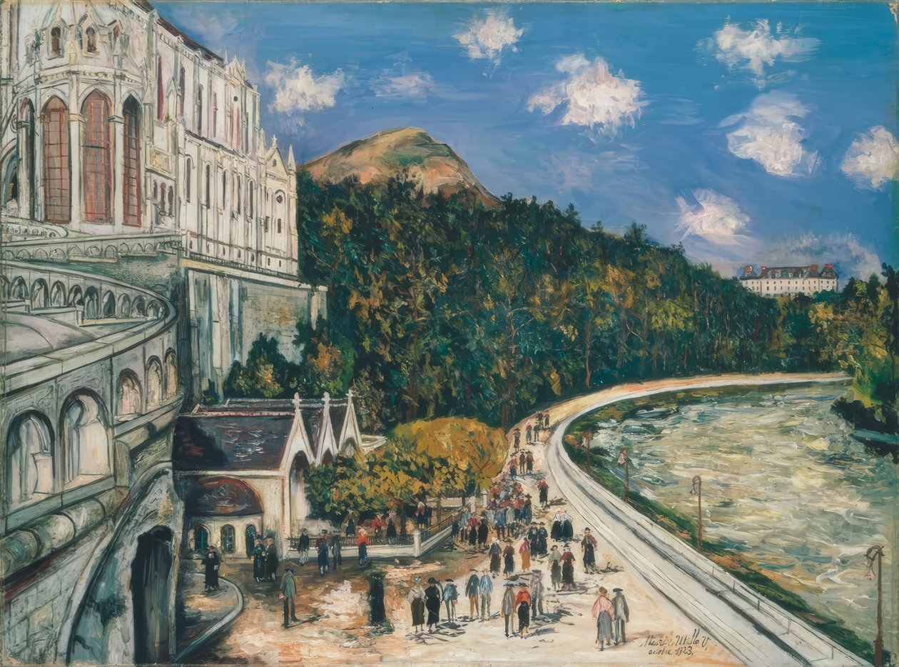 Die Basilika Notre-Dame von Maurice Utrillo