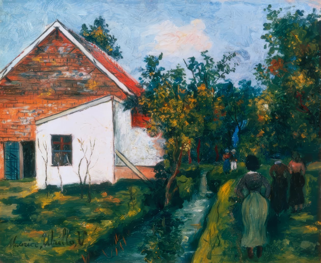 A Bievre... alkotó: Maurice Utrillo