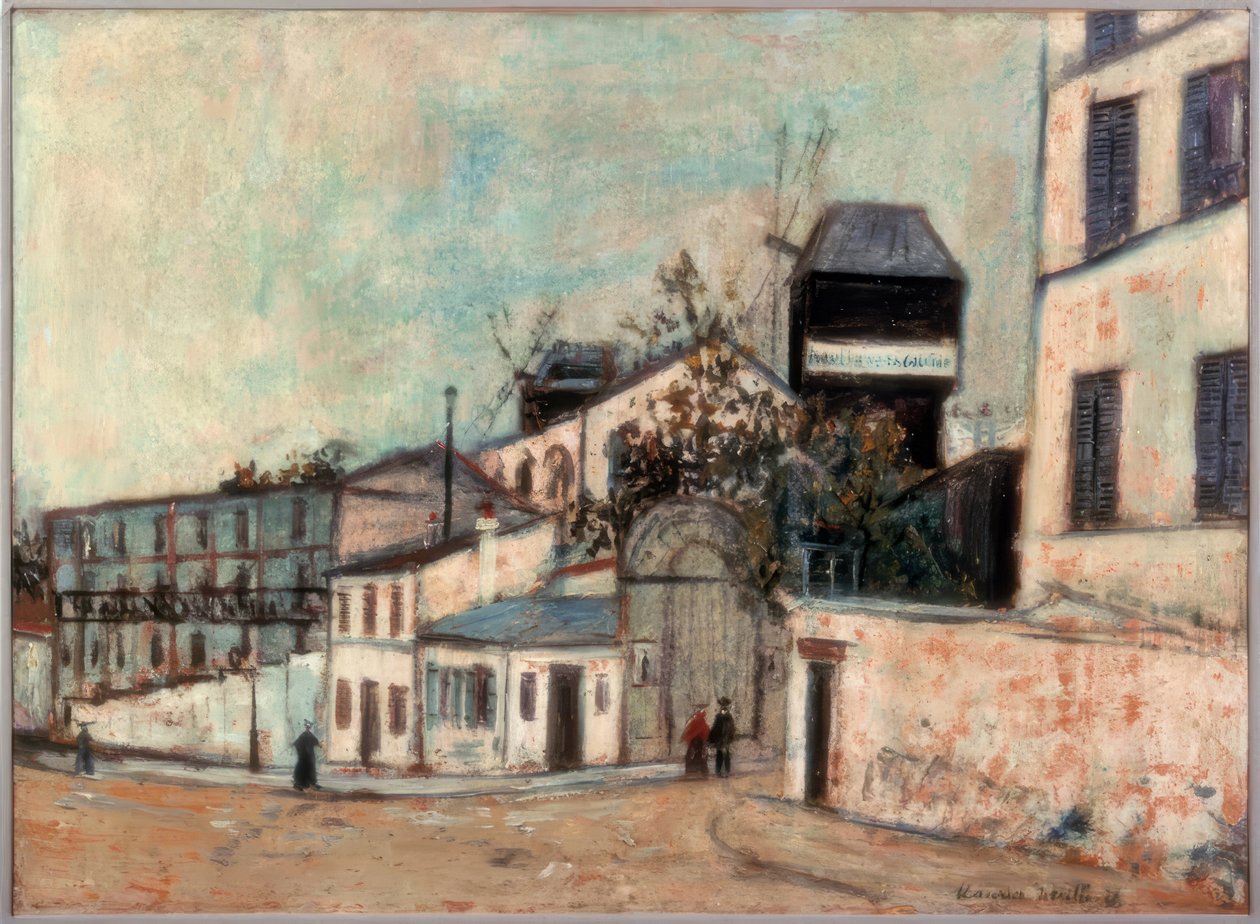 A Moulin de la Galette alkotó: Maurice Utrillo
