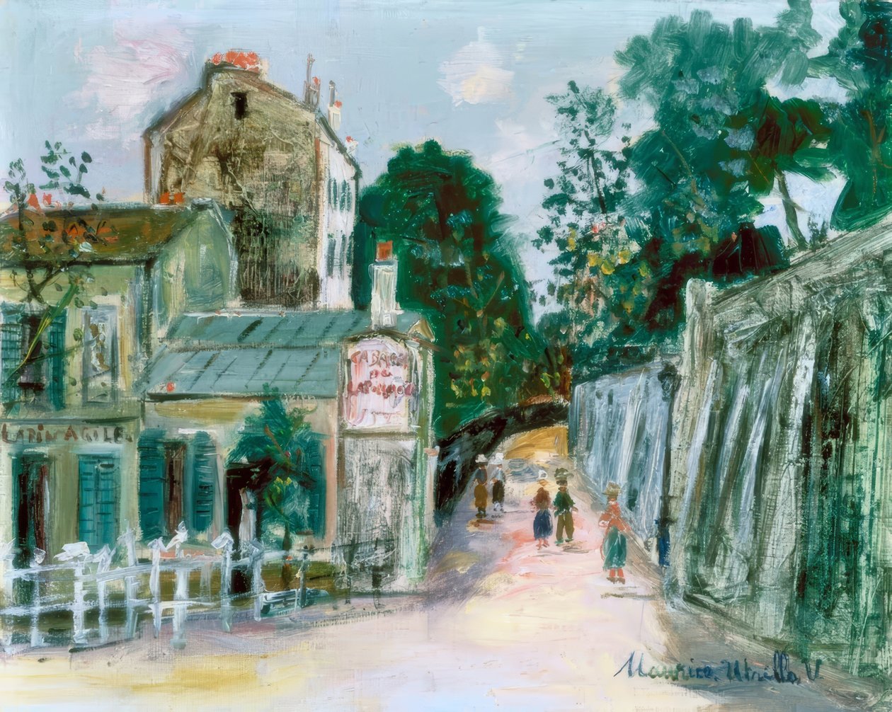 Montmartre, A fürge nyúl alkotó: Maurice Utrillo