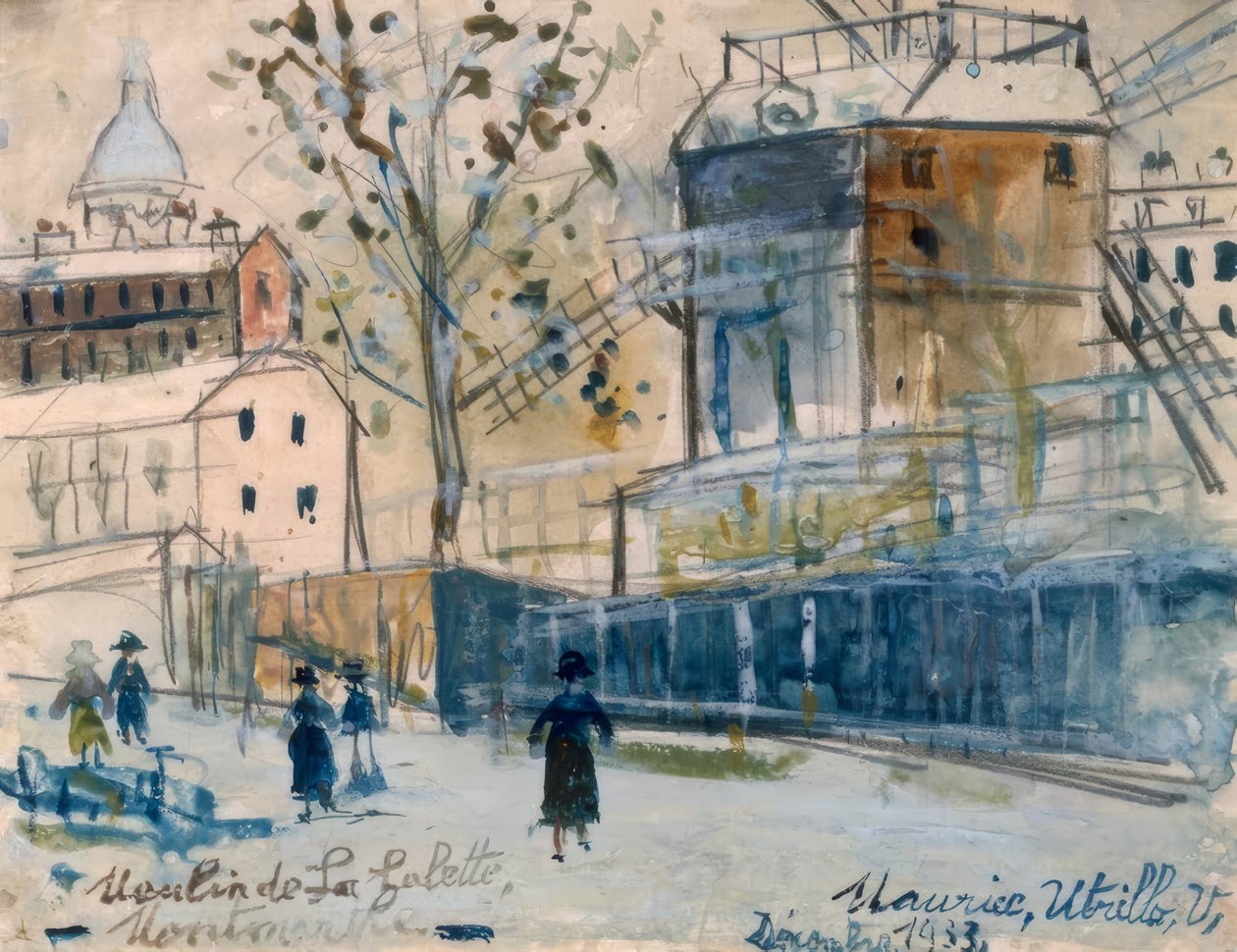 A Galette malom alkotó: Maurice Utrillo